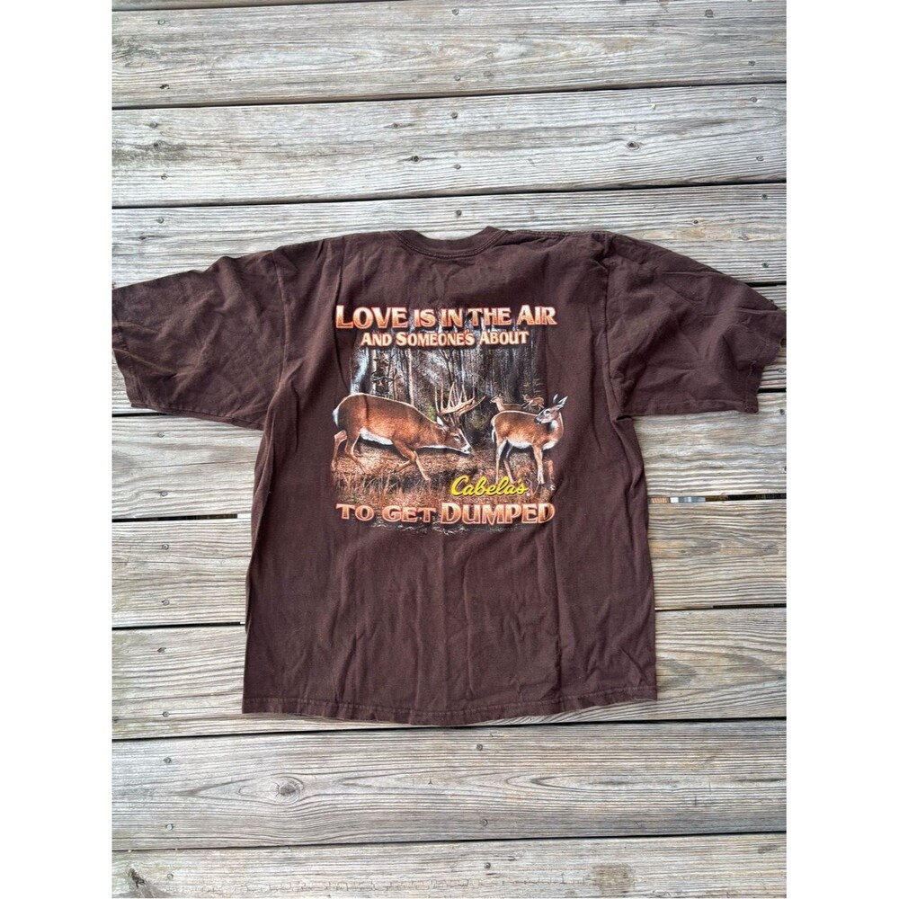 Cabela's Brown Hunting Season Joke Short-Sleeve Logo Tee